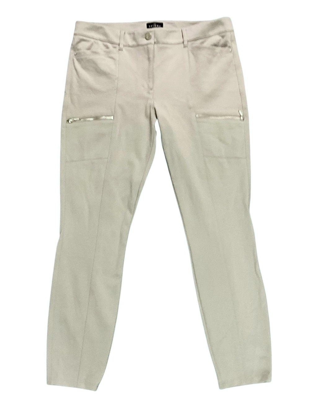 WHBM The Skinny Crop Cargo Stretch Tan